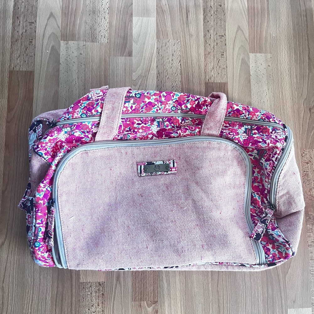Matty M Pink Floral Baby Bag
